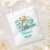 Het grote surfen verjaardagsfeest dank je bedankzakje (Geknipt)