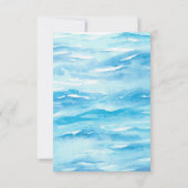 Het grote surfende retro-strandfeest bedankt je (Achterkant)