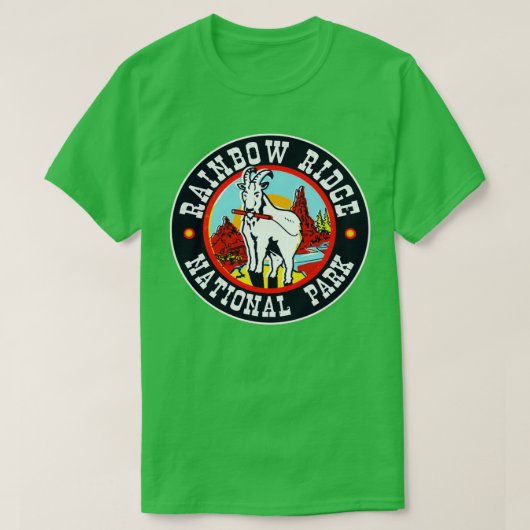 HET GROTE THONDER MOUNTAIN RAILROAD SHIRT EN STICK (Design voorkant)