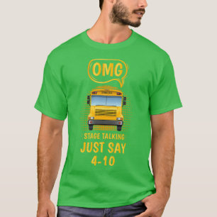 Het grote toneel zegt alleen maar 104 scholierijde t-shirt