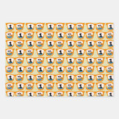 Het grote tropische strand eerste verjaardag inpakpapier vel (Voorkant)