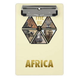 Het grote vijf-Afrikaanse miniknembord Mini Klembord