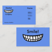 Het grote Visitekaartje van de Tandarts van de (Voorkant / Achterkant)