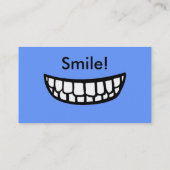 Het grote Visitekaartje van de Tandarts van de (Achterkant)