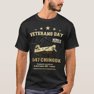 Het grote vliegtuig CHINOOK CH47 T-shirt