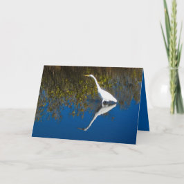 Het grote Wenskaart van de Aigrette #1 Kaart