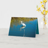 Het grote Wenskaart van de Aigrette #3 Kaart (Gele Bloem)