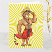 Het GROTE Wenskaart (van de Badmeester) - SRF Kaart (Gele Bloem)