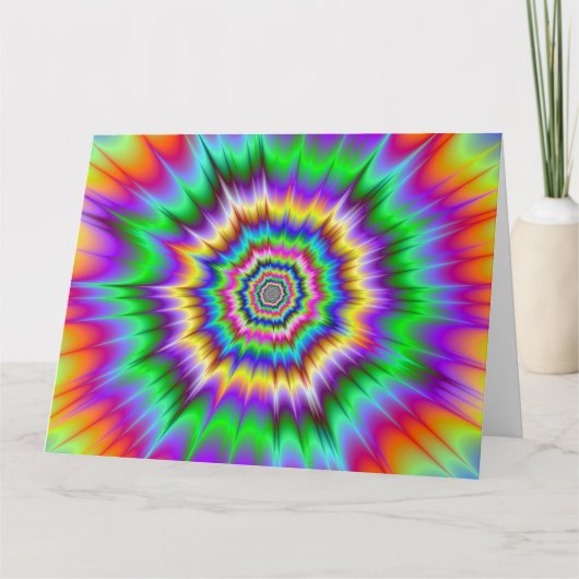 Het Grote Wenskaart van schokgolven Kaart (Voorkant)