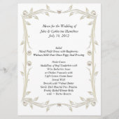 Het grote Wit en van de Band van de Bindende Lijst Menu (Voorkant)