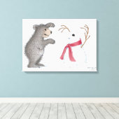 Het Gruffies® gewikkelde canvas Afdruk (Insitu (Houten vloer))