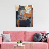 Het guéridon canvas afdruk (Insitu (Woonkamer))