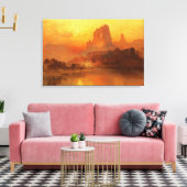 Het Gulden Uur, Moran, 1875 Canvas Afdruk (Insitu (Woonkamer))