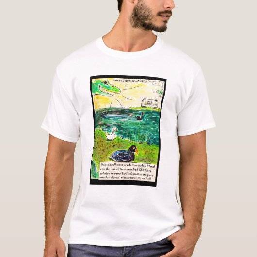 Het Guthridge-meer-monster T-shirt (Voorkant)