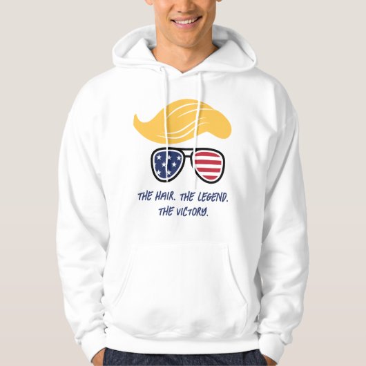 Het haar De legende, De overwinning: 45 47 Patriot Hoodie (Voorkant)