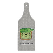 Het haar van de de glazensmeerder van Hipster van Snijplank (Voorkant)