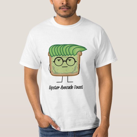 Het haar van de de glazensmeerder van Hipster van T-shirt (Voorkant)