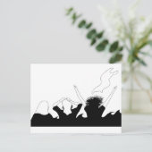 het haar van de vrijheid briefkaart (Staand voorkant)