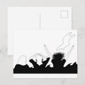 het haar van de vrijheid briefkaart (Voorkant / Achterkant)