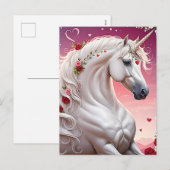 Het haar zwaaien in regenboogkleuren is iets dat feestdagenkaart (Voorkant / Achterkant)