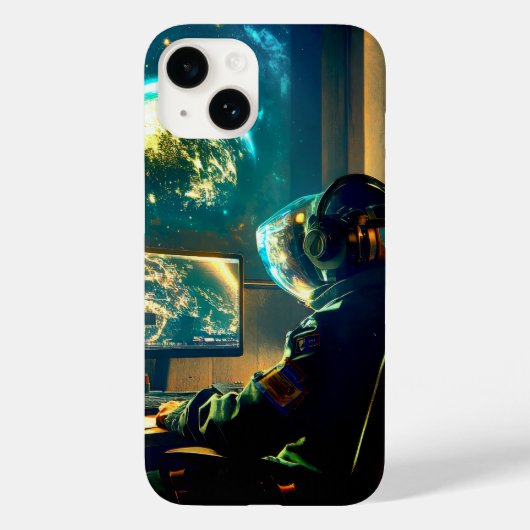 Het hacken van werelden Case-Mate iPhone case (Achterkant)