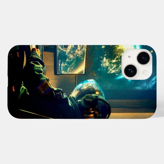 Het hacken van werelden Case-Mate iPhone case (Achterkant (horizontaal))