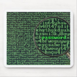 Het hacken voor wachtwoord muismat