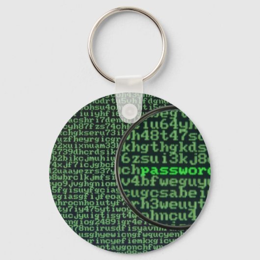 Het hacken voor wachtwoord sleutelhanger (Voorkant)