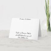 Het Hakkebord van de hamer Kaart (Achterkant)