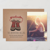 Het hakken Afstuderen van Boots het avontuur begin (Voorkant / Achterkant)