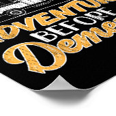 Het hakken Camping Lover Adventure voor Dementie Poster (Hoek)
