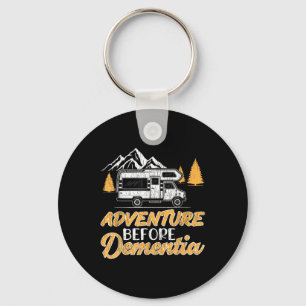 Het hakken Camping Lover Adventure voor Dementie Sleutelhanger