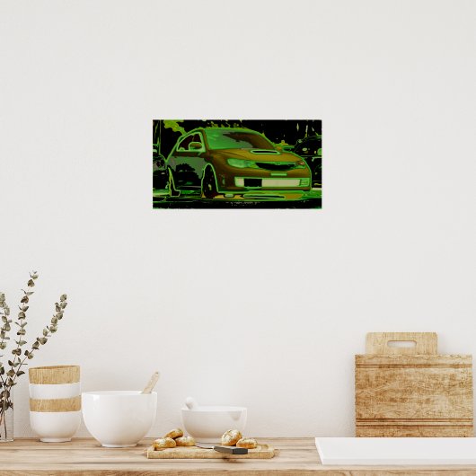 Het hakken van een beest poster (Keuken)