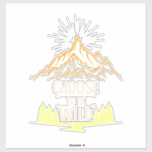 Het hakken verkiest om Wild te zijn Sticker