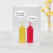 Het hallo, lopen, de Lege Kaart van de Mosterd van (Gele Bloem)