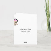 Het Hallo van de hibiscus Kaart (Achterkant)