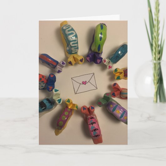 Het Hallo van de Post van de slak Kaart (Voorkant)