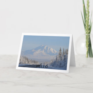 Het hallokaart van de berg kaart