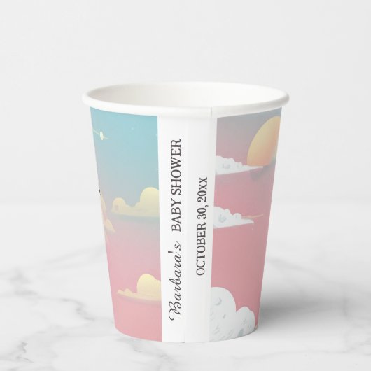 Het Halloween Baby shower van Twin Boo Papieren Bekers (Rechts)