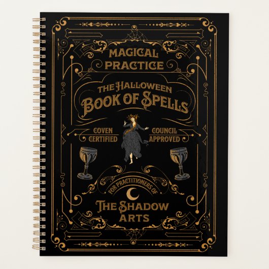 Het Halloween Book of Spiral Gothic Planner (Voorkant)