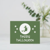 Het Halloween Briefkaart slaan, Groen (Staand voorkant)