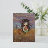 Het Halloween Fairy Briefkaart (Staand voorkant)