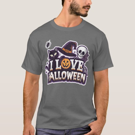 Het Halloween Love T-shirt (Voorkant)