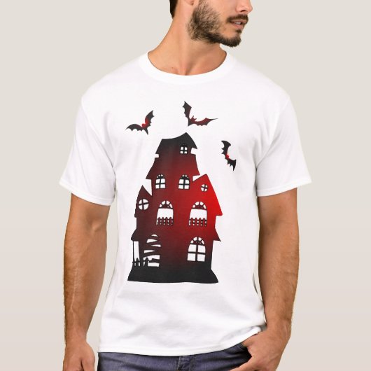 het halloween ontwerp t-shirt (Voorkant)