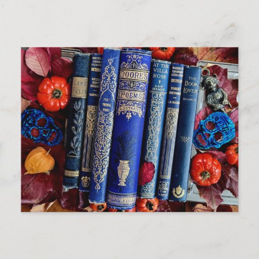 Het Halloween van de boekenliefhebber Briefkaart (Voorkant)