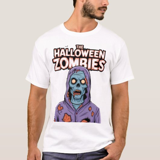 Het Halloween Zombies T-shirt (Voorkant)