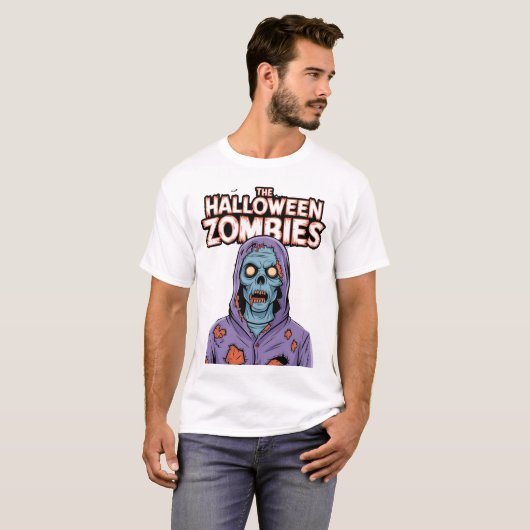 Het Halloween Zombies T-shirt (Voorkant volledig)