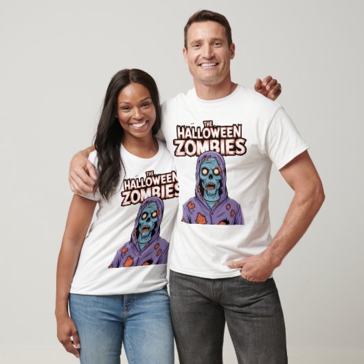 Het Halloween Zombies T-shirt (Unisex)