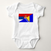 het halve symbool van de servische bosnië - herzeg romper (Voorkant)