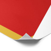 het halve symbool van de servische montenegro - vl poster (Hoek)